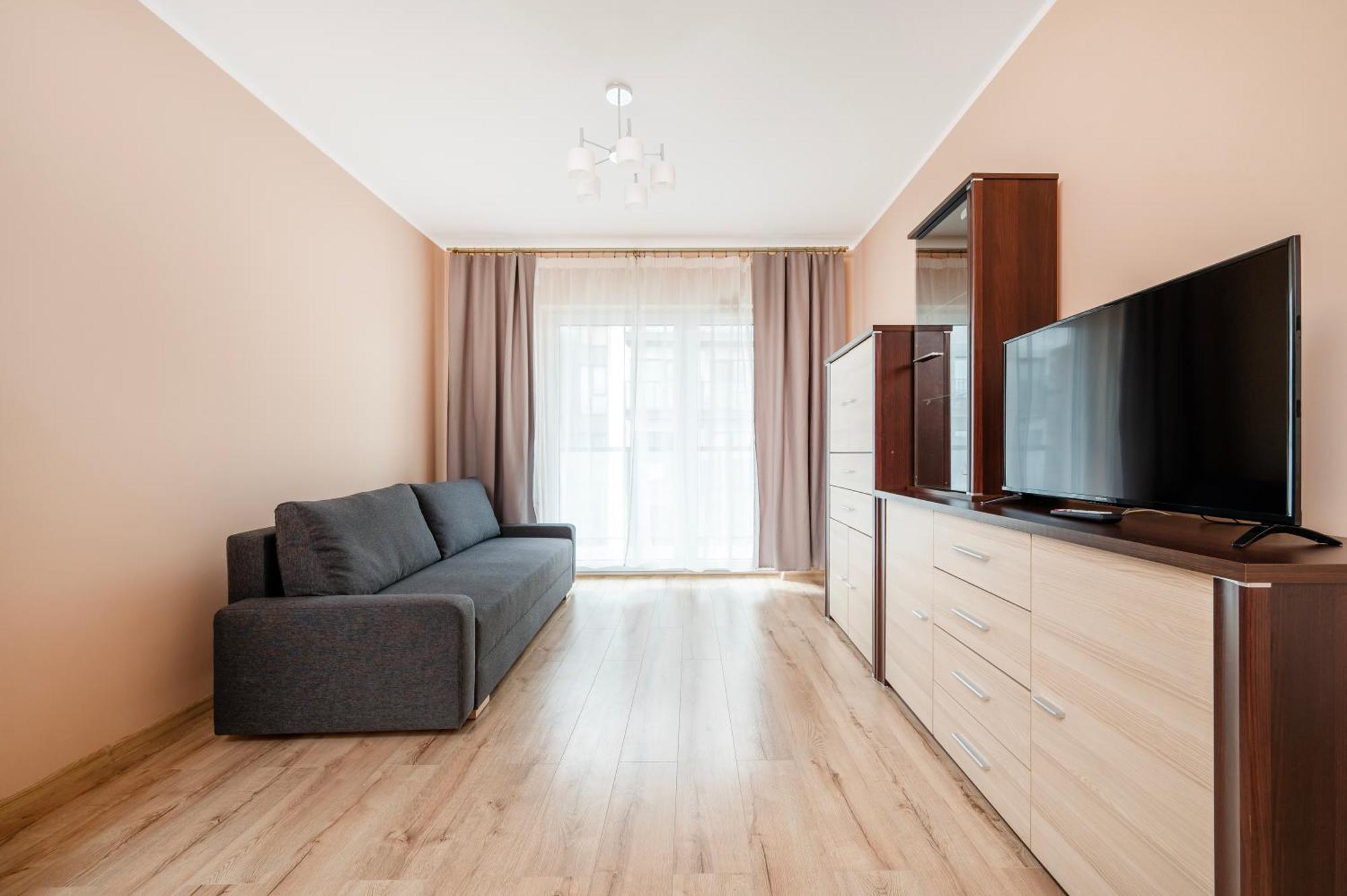 לודז' Pogonowskiego Beige Apartment מראה חיצוני תמונה